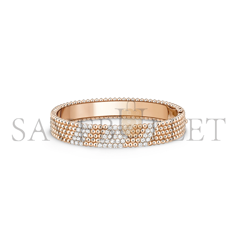 VAN CLEEF ARPELS PERLÉE DIAMONDS BRACELET 5 ROWS MEDIUM MODEL VCARPFYF00